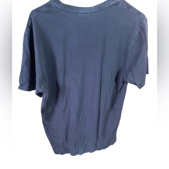 Brooks Brothers Blue Short Sleeve Tee with Embroidered Detail Size M - Picture 2 of 6